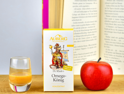 Auberg Omega König Konzentrat mit Omega Fettsäuren vegan, Apfelsaft